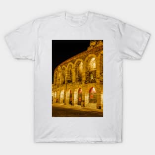 Nighttime at the Arena di Verona T-Shirt